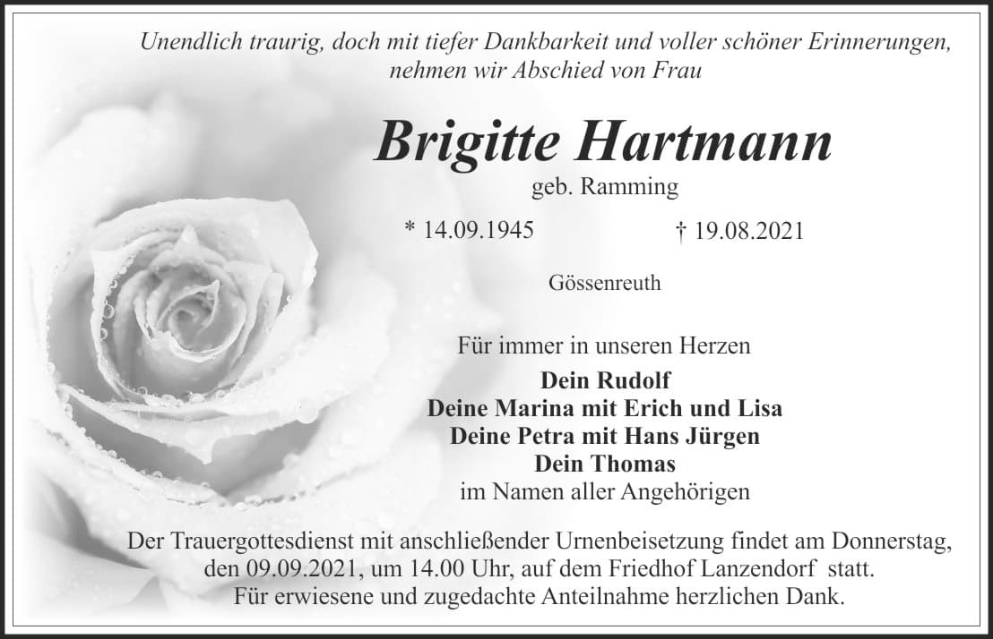 Frau Brigitte Hartmann