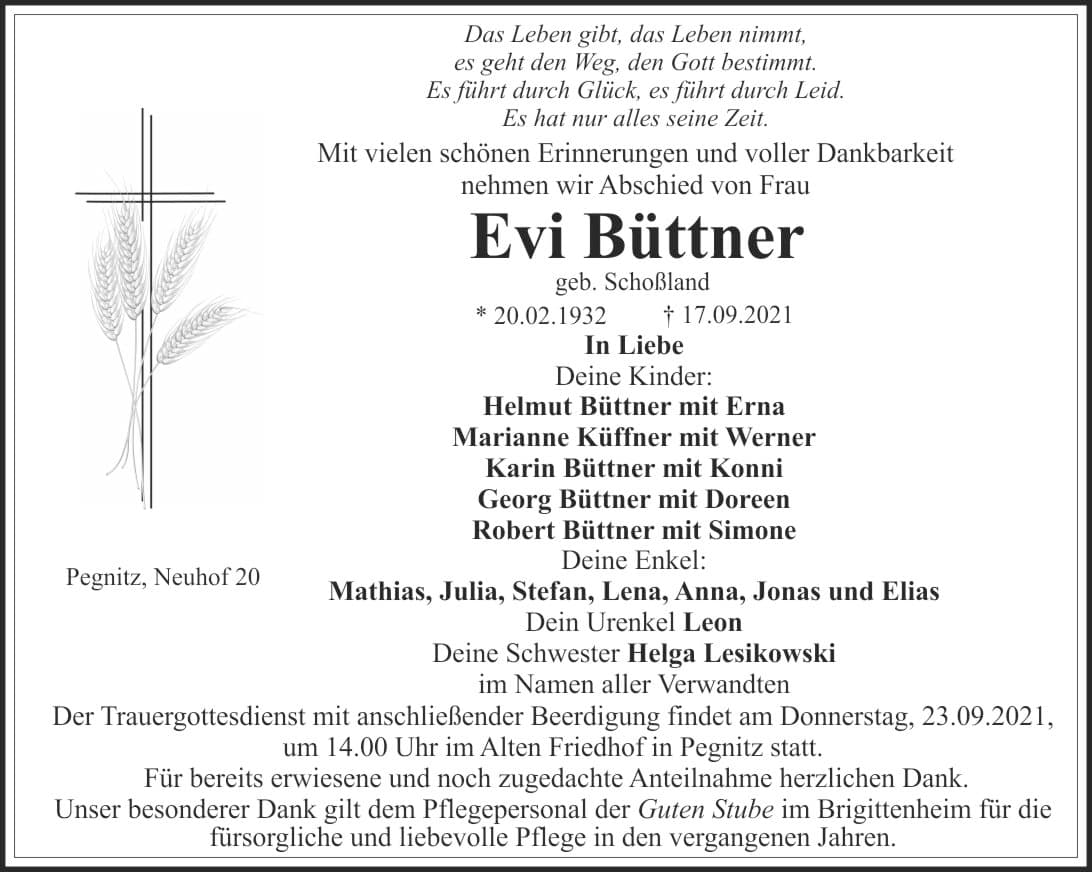 Frau Evi Büttner
