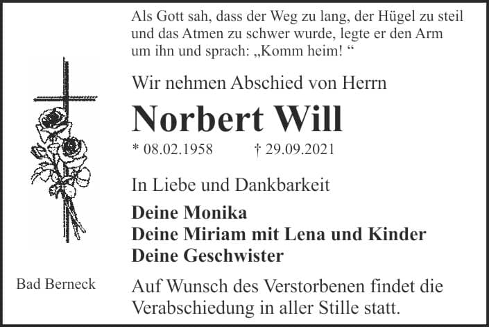 Herr Norbert Will