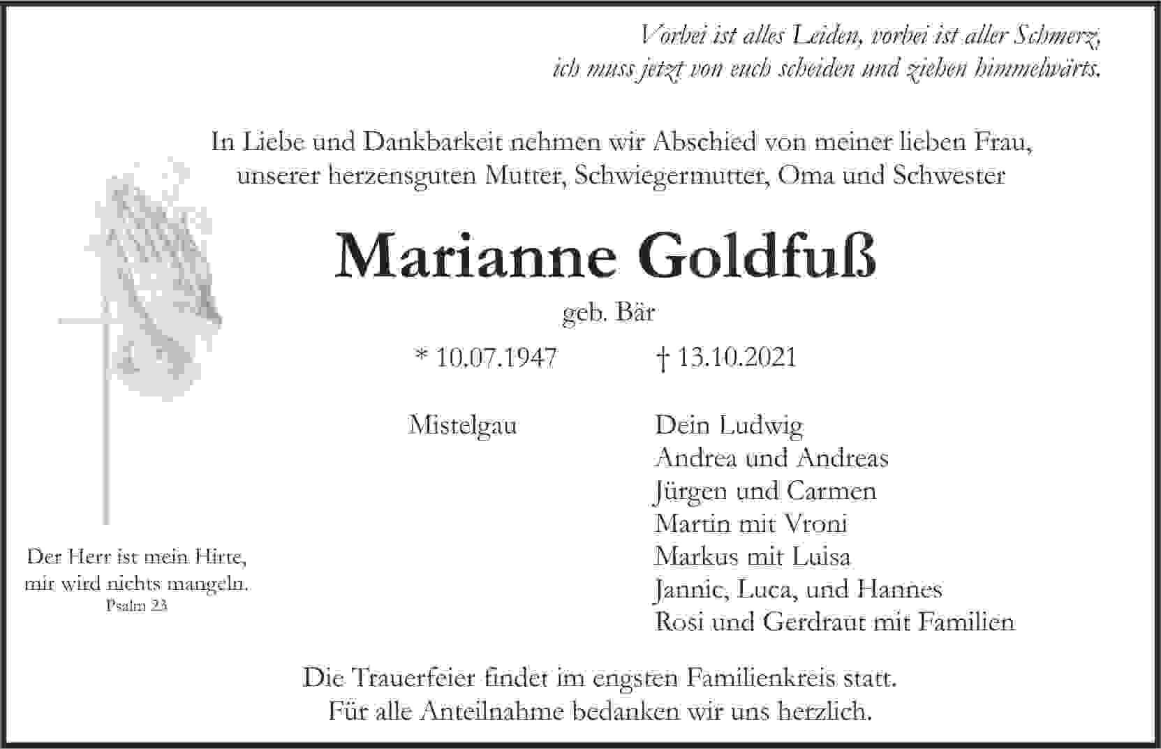 Frau Marianne Goldfuß