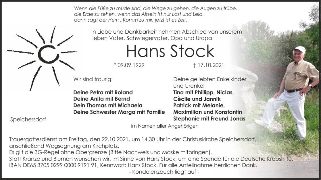 Herr Hans Stock