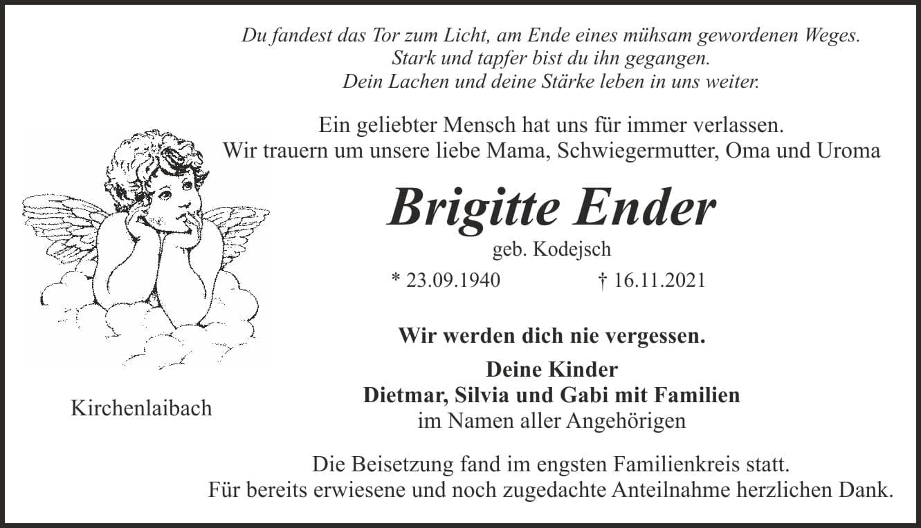 Frau Brigitte Ender