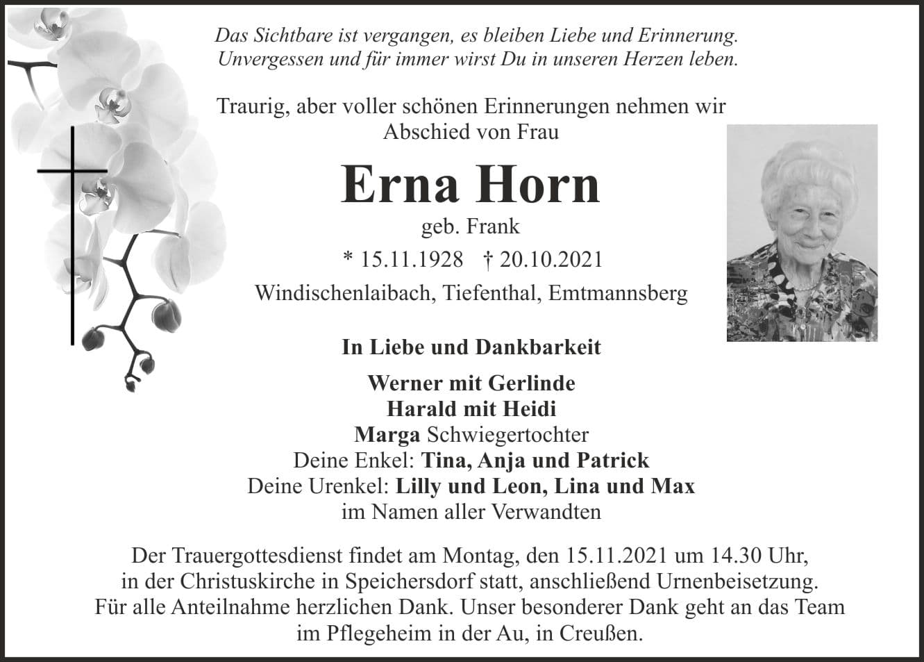 Frau Erna Horn