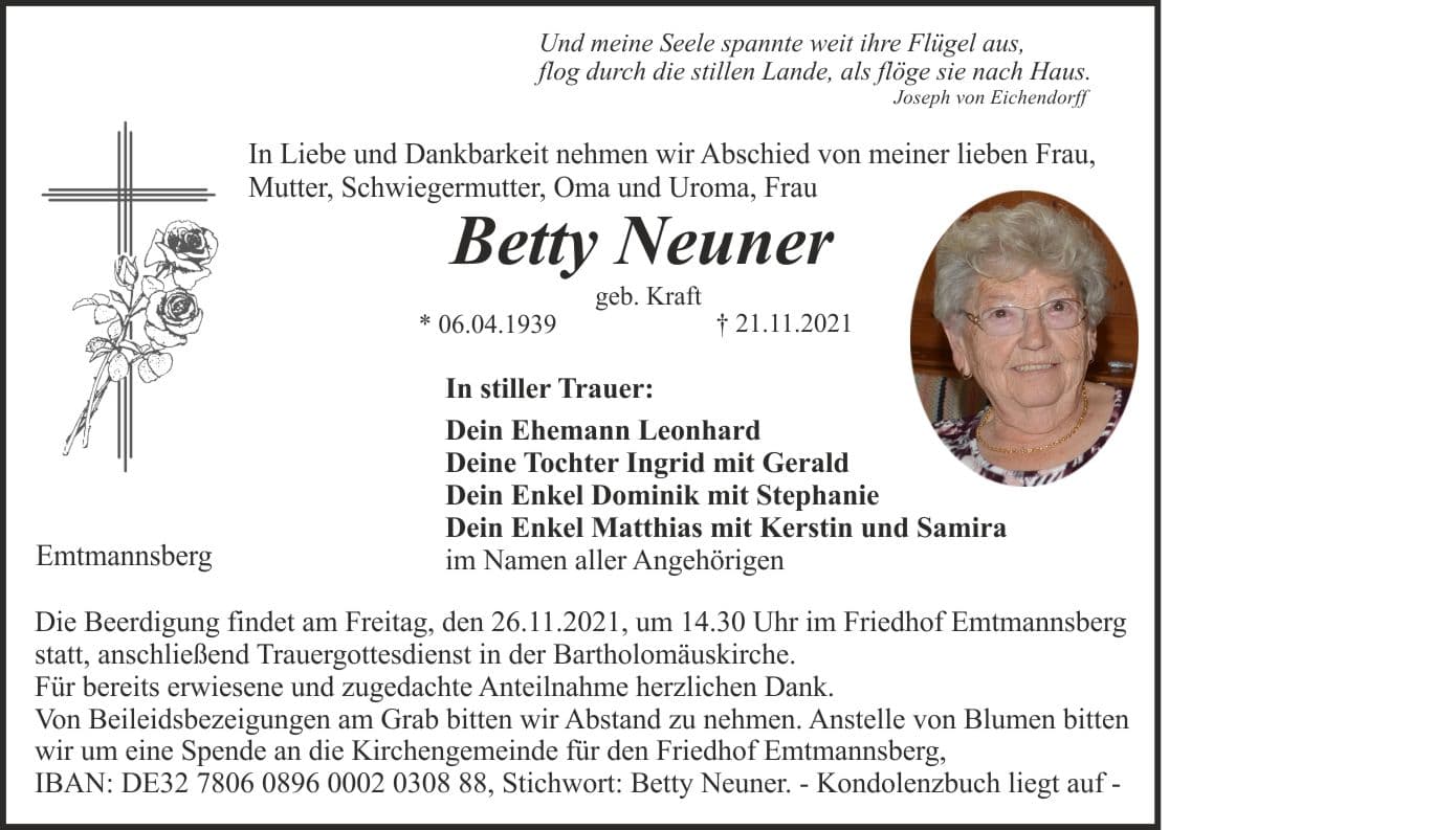 Frau Betty Neuner