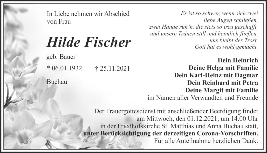 Frau Hilde Fischer