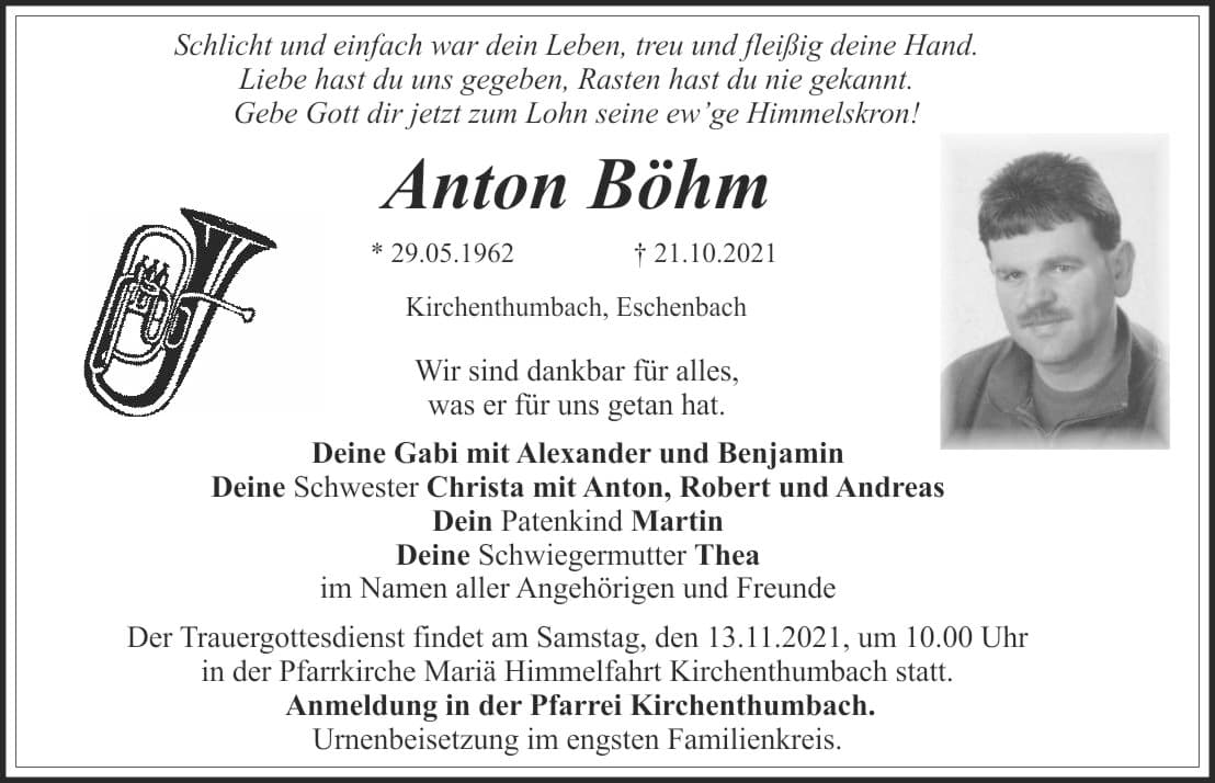 Herr Anton Böhm
