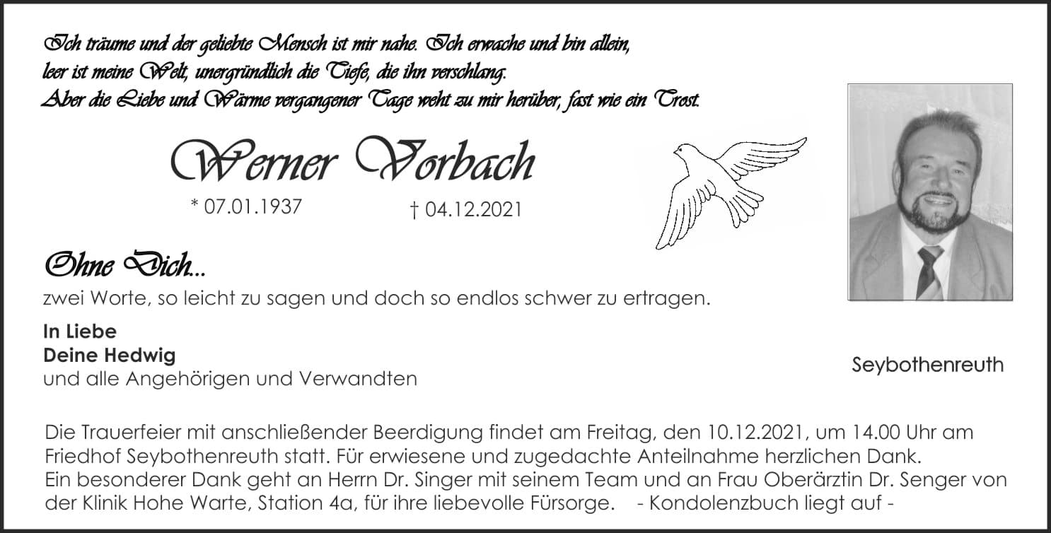 Herr Werner Vorbach