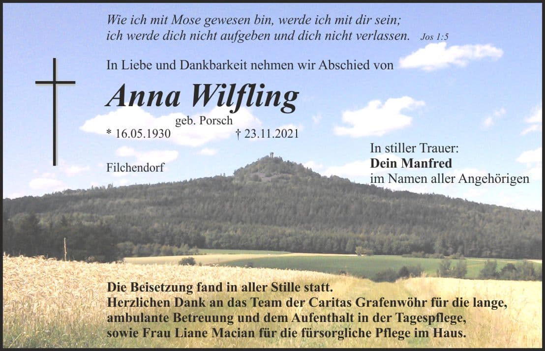 Frau Anna Wilfling