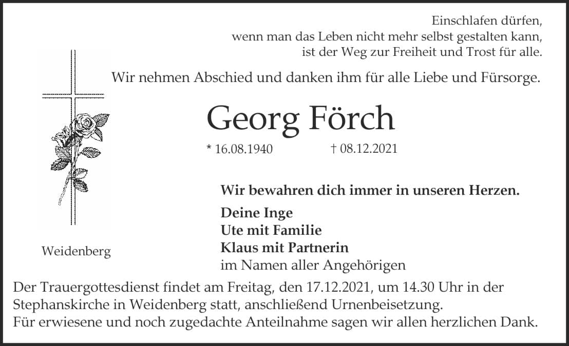 Herr Georg Förch