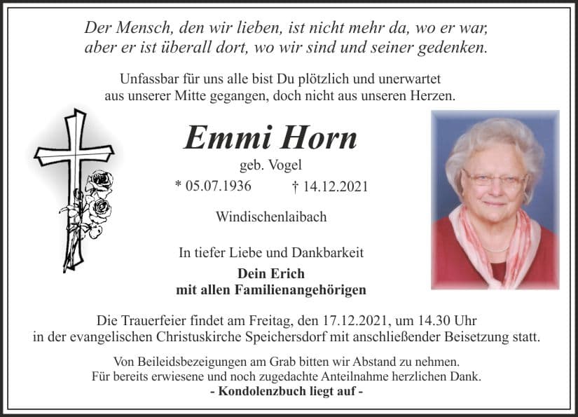 Frau Emmi Horn
