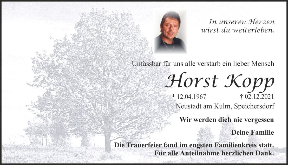 Herr Horst Kopp