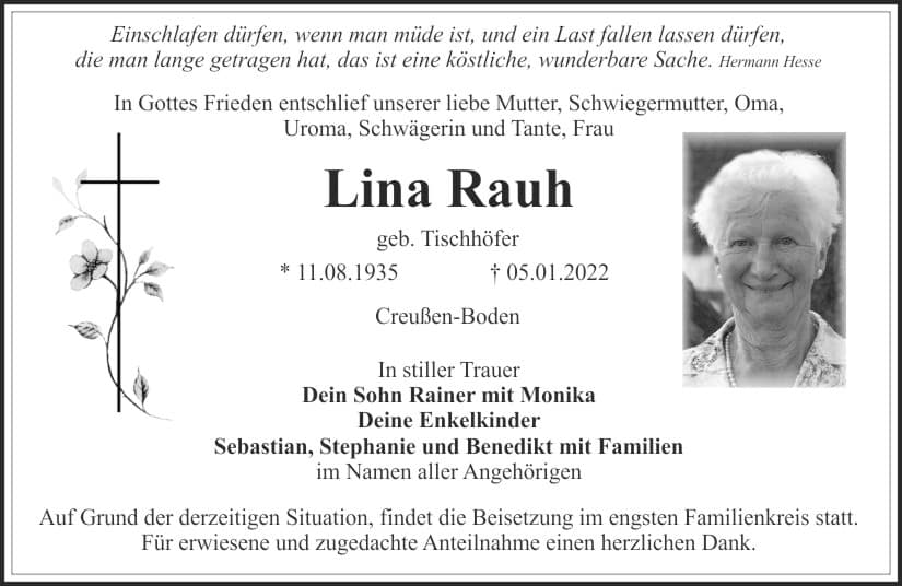 Frau Lina Rauh