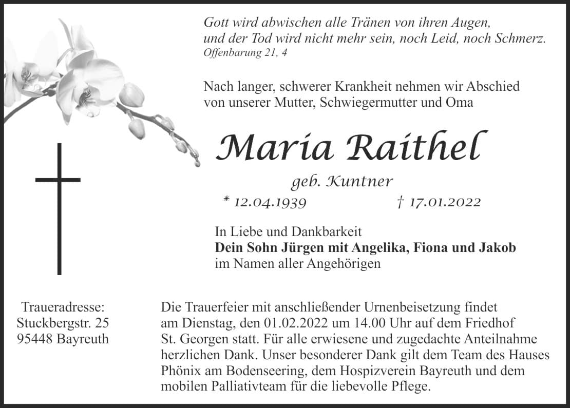 Frau Maria Raithel