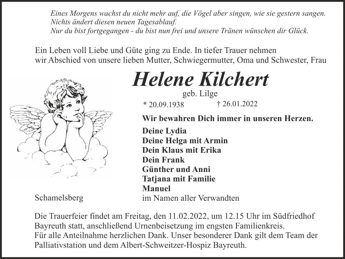 Frau Helene Kilchert