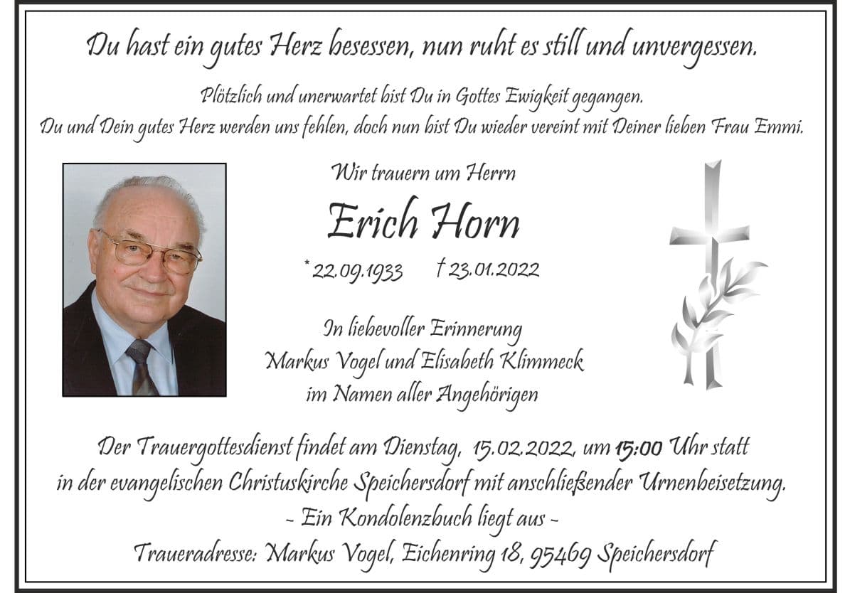 Herr Erich Horn