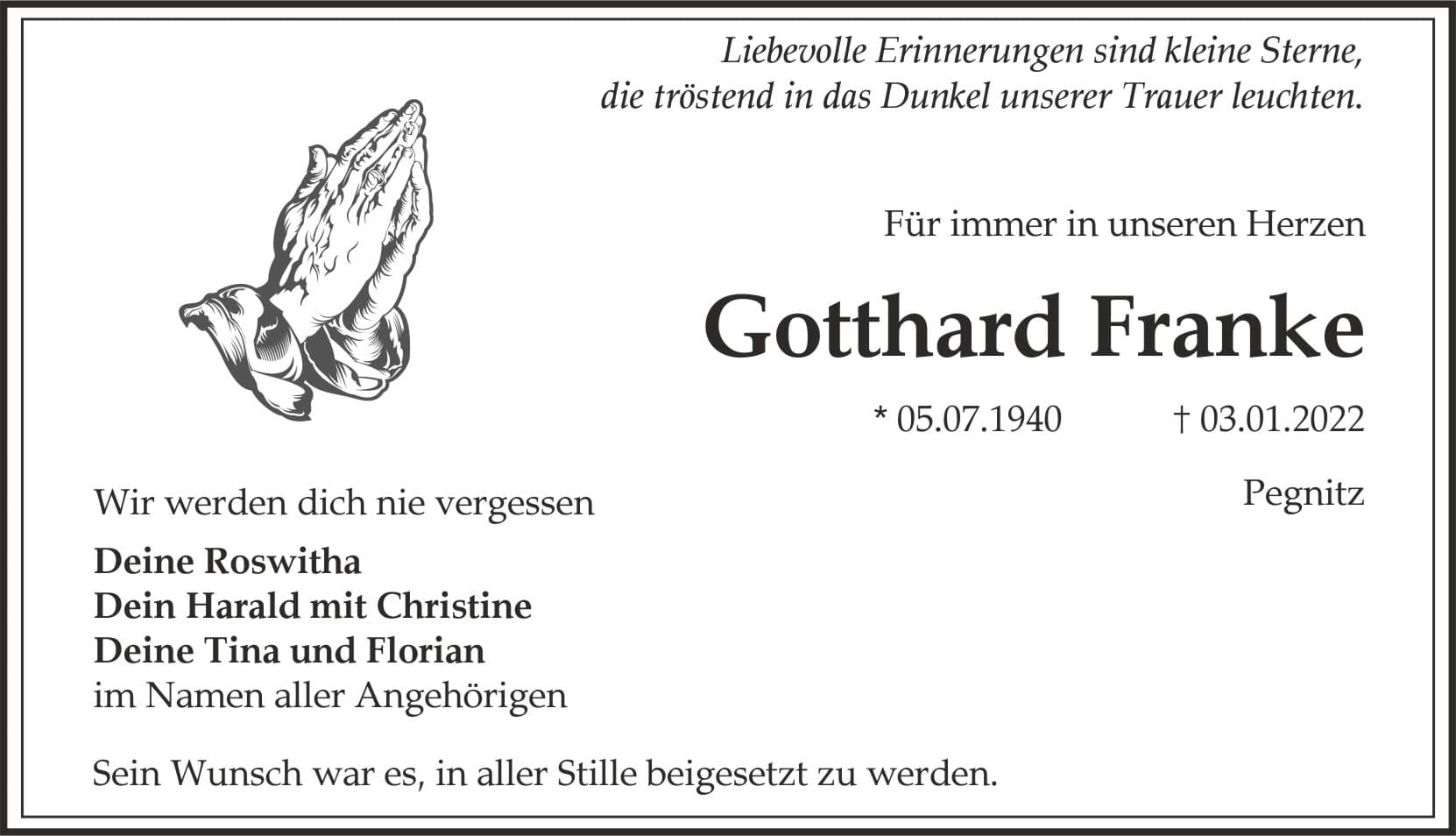 Herr Gotthard Franke