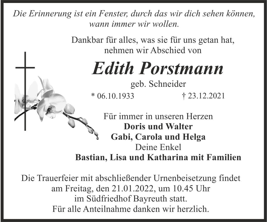 Frau Edith Porstmann