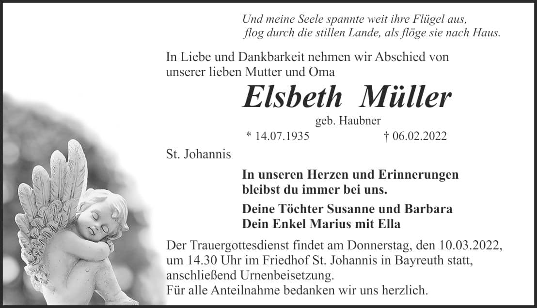 Frau Elsbeth Müller