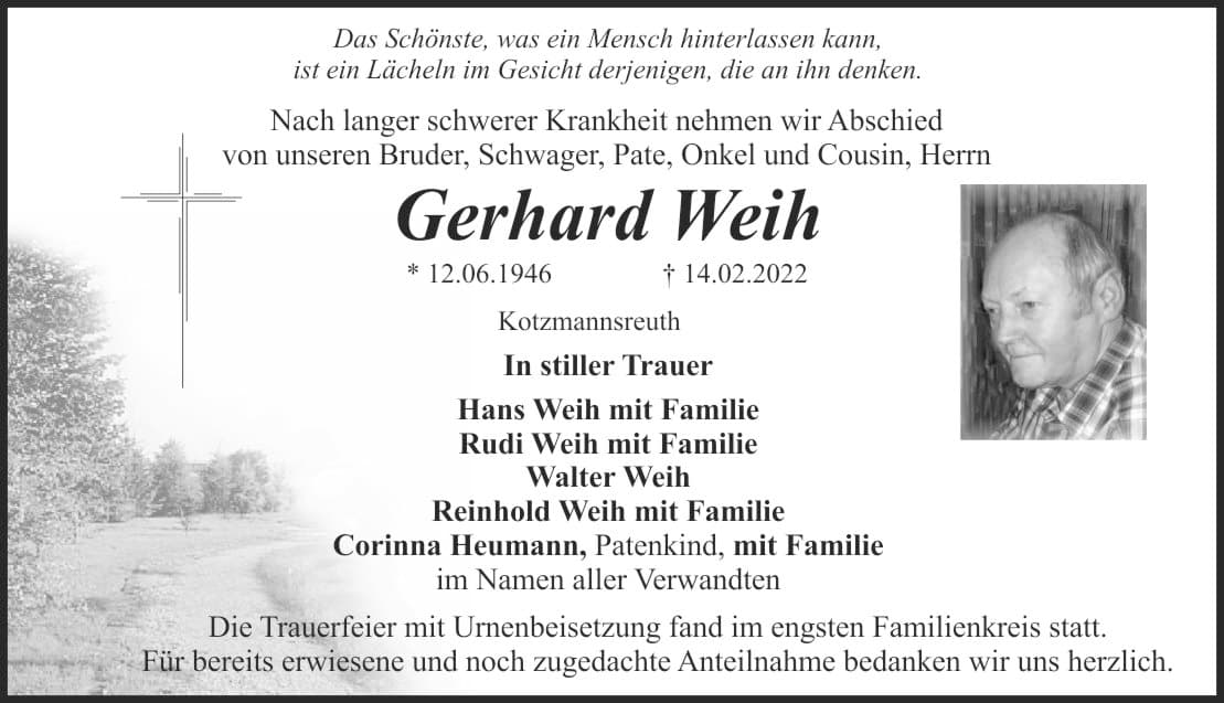 Herr Gerhard Weih