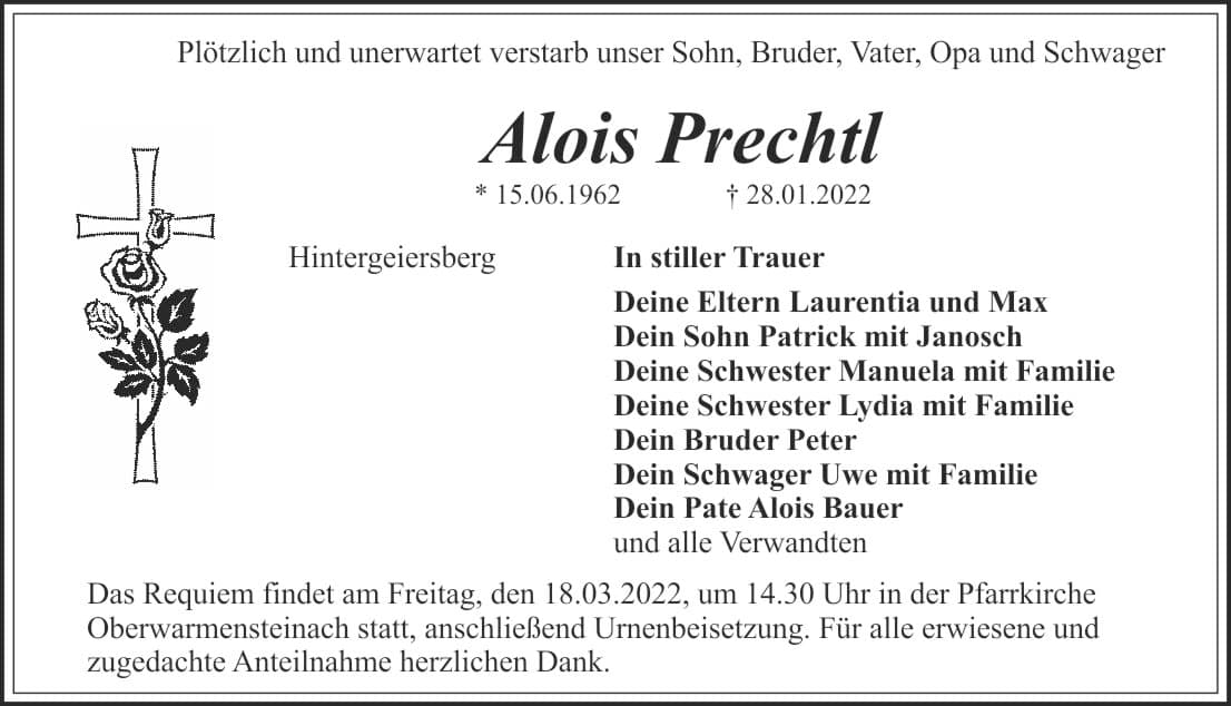 Herr Alois Prechtl