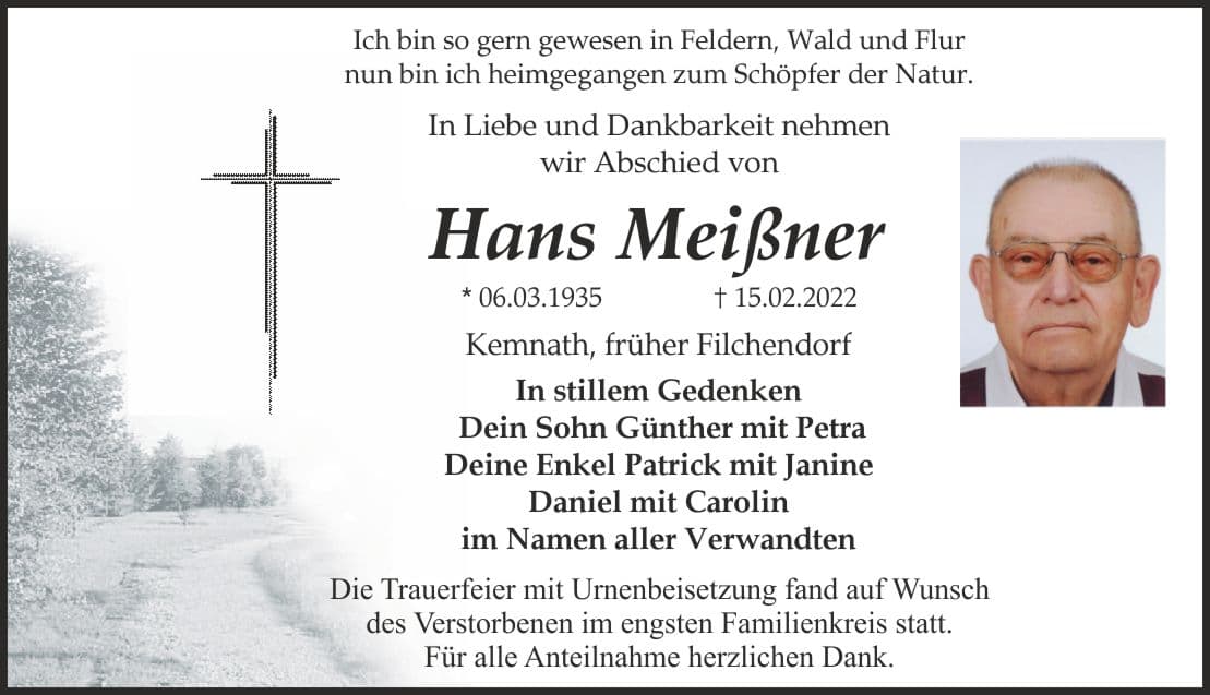 Herr Hans Meißner