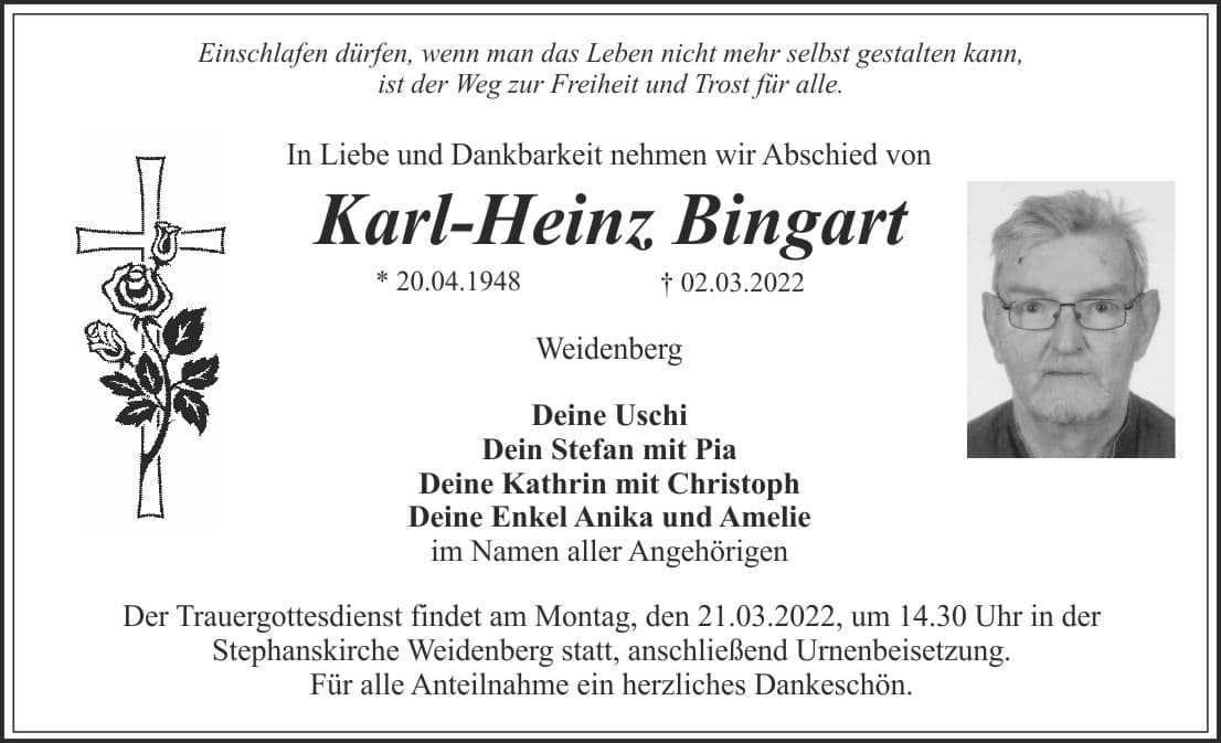 Herr Karl-Heinz Bingart