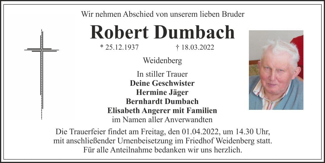 Herr Robert Dumbach