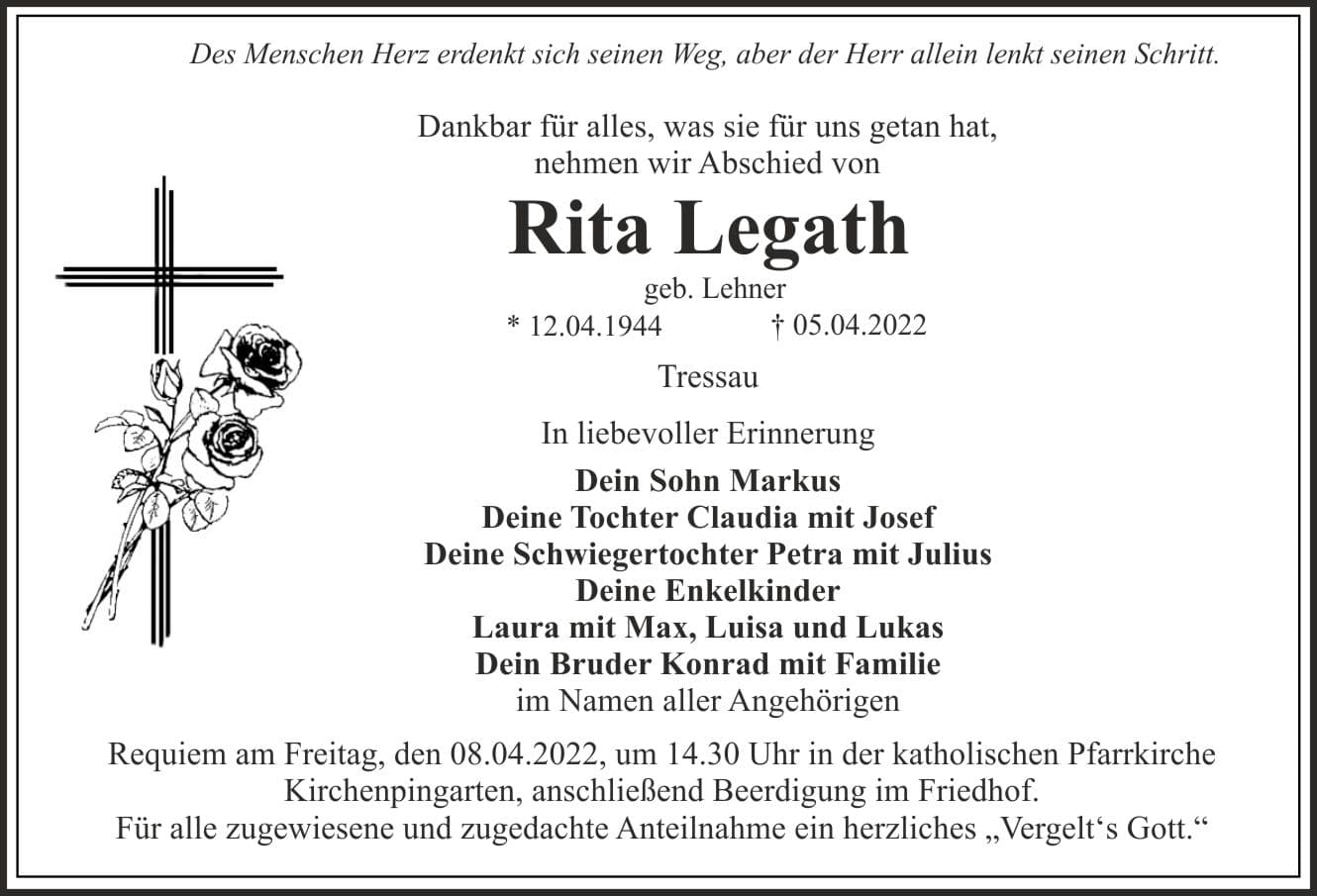 Frau Rita Legath