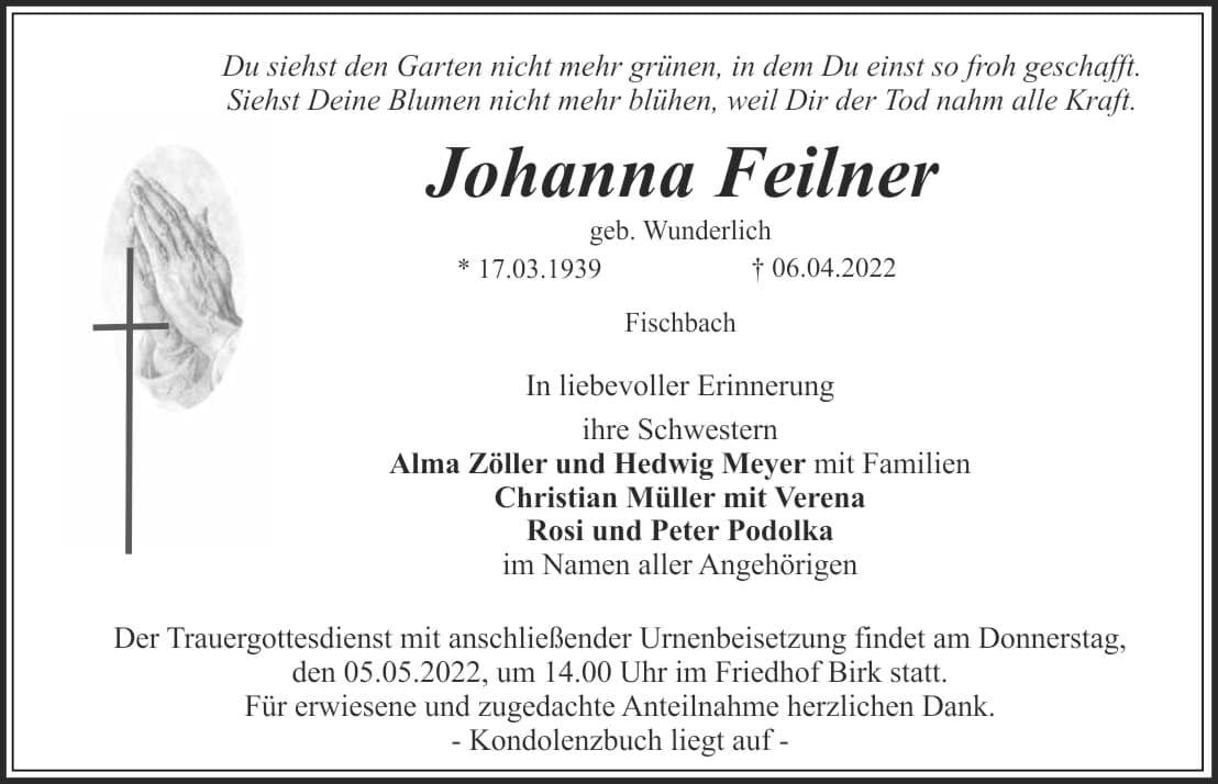 Frau Johanna Feilner