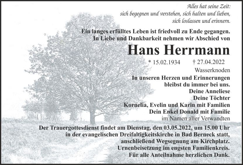 Herr Hans Herrmann