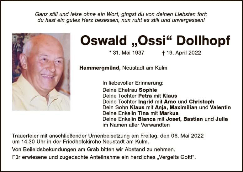 Herr Oswald Dollhopf