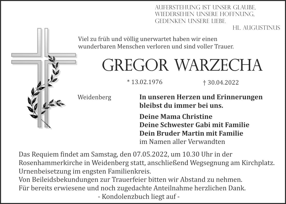 Herr Gregor Warzecha