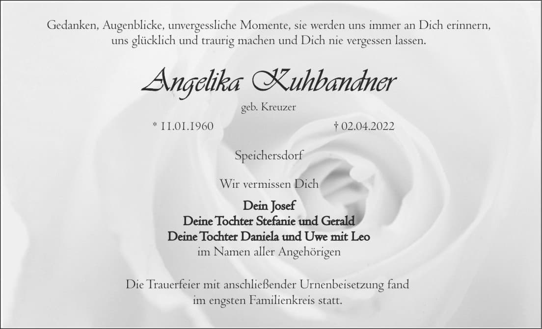 Frau Angelika Kuhbandner