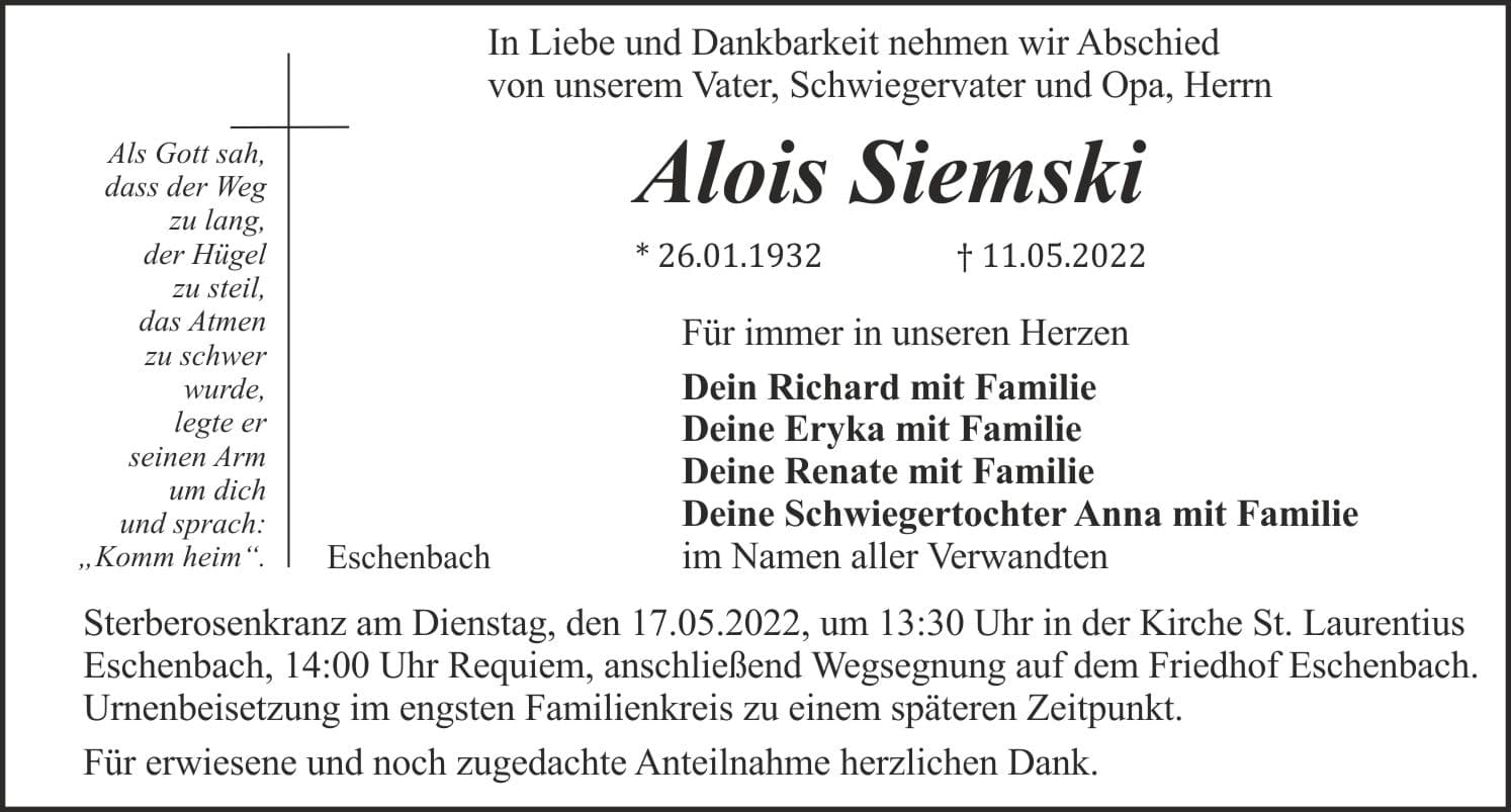 Herr Alios Siemski