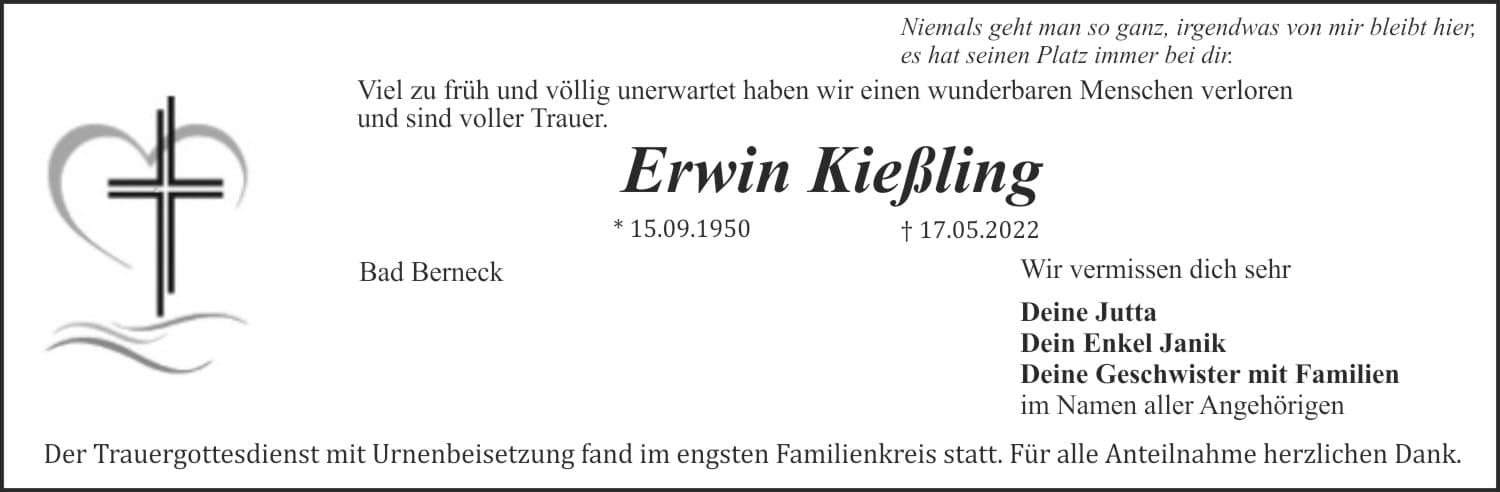 Herr Erwin Kießling