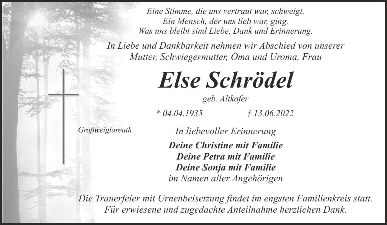 Frau Else Schrödel
