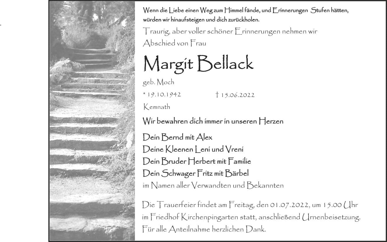 Frau Margit Bellack