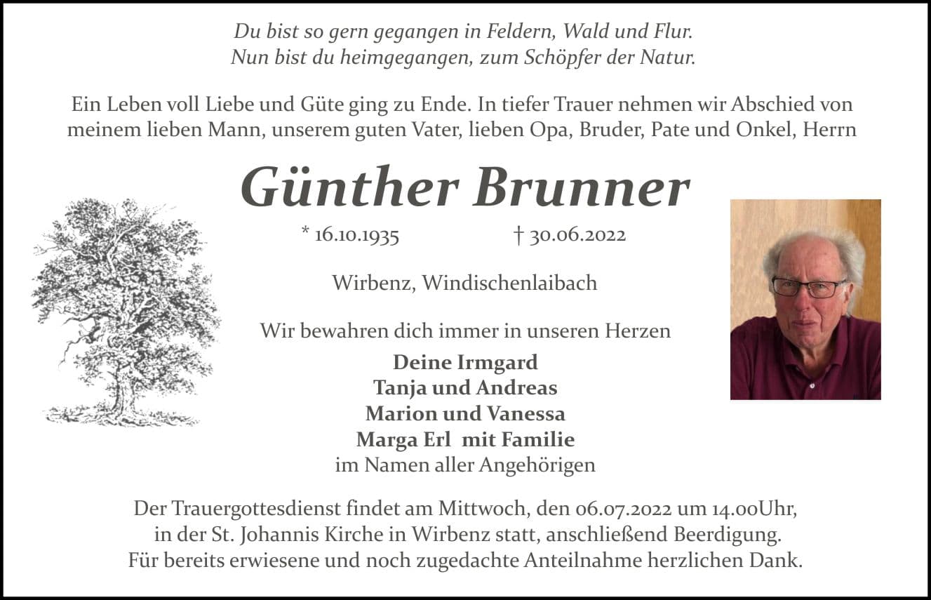 Herr Günther Brunner