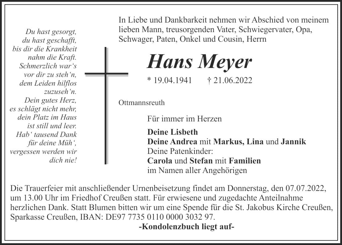 Herr Hans Meyer
