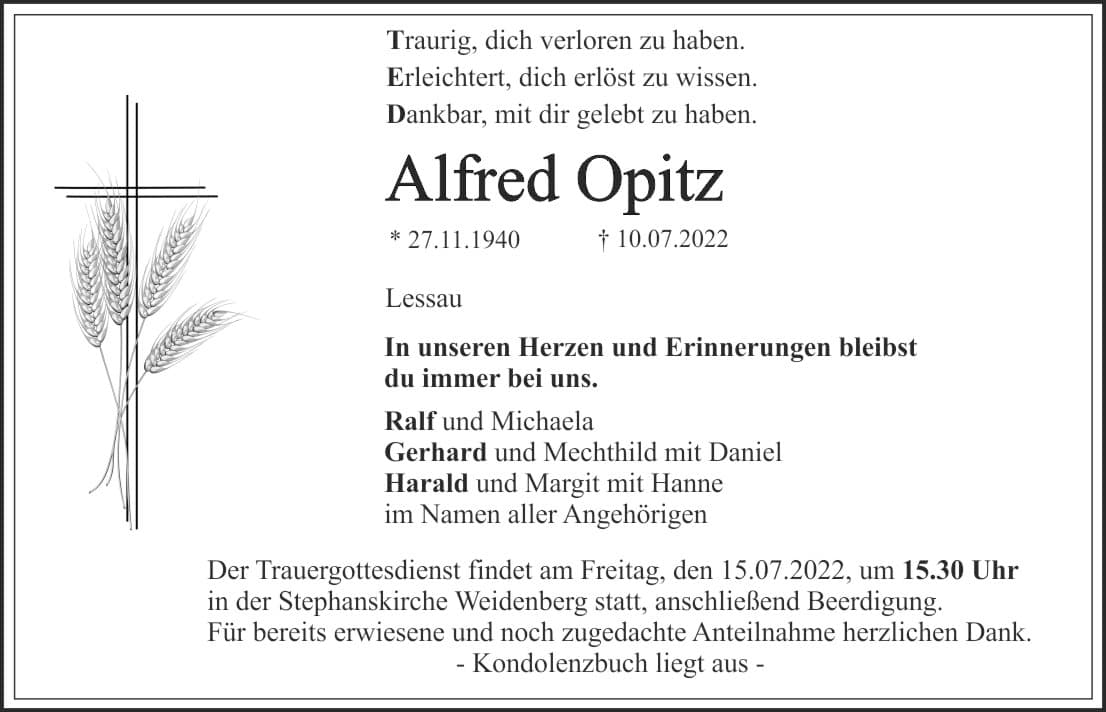 Herr Alfred Opitz