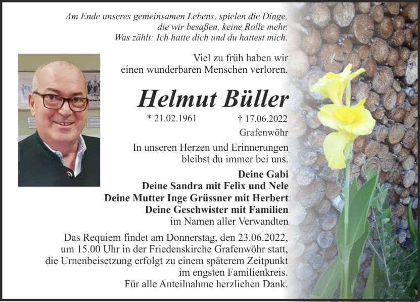 Herr Helmut Büller