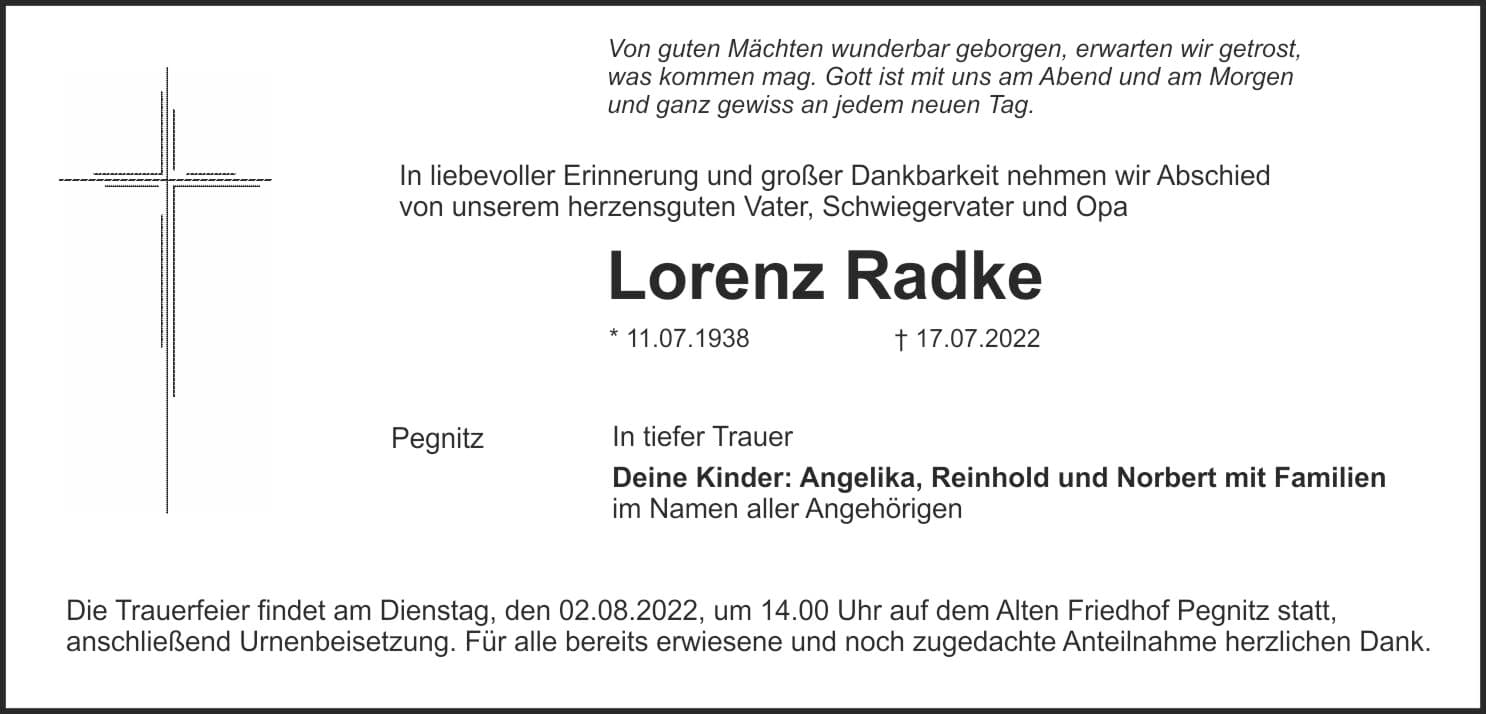 Herr Lorenz Radke