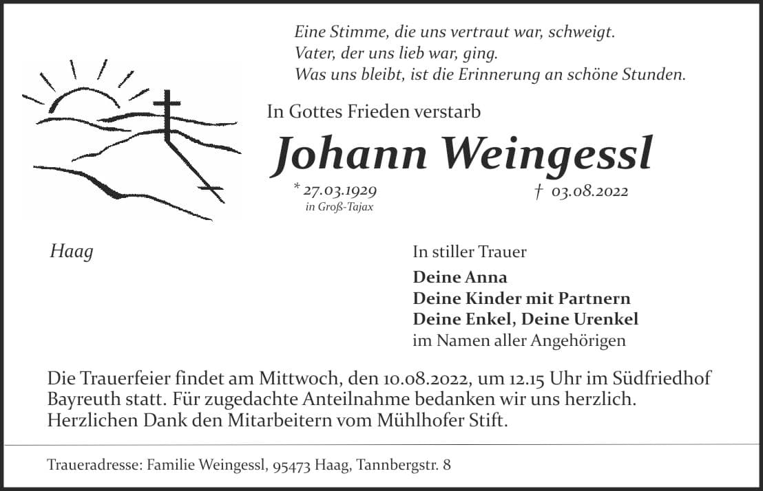 Herr Johann Weingessl