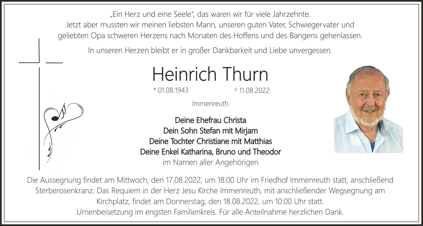 Herr Heinrich Thurn