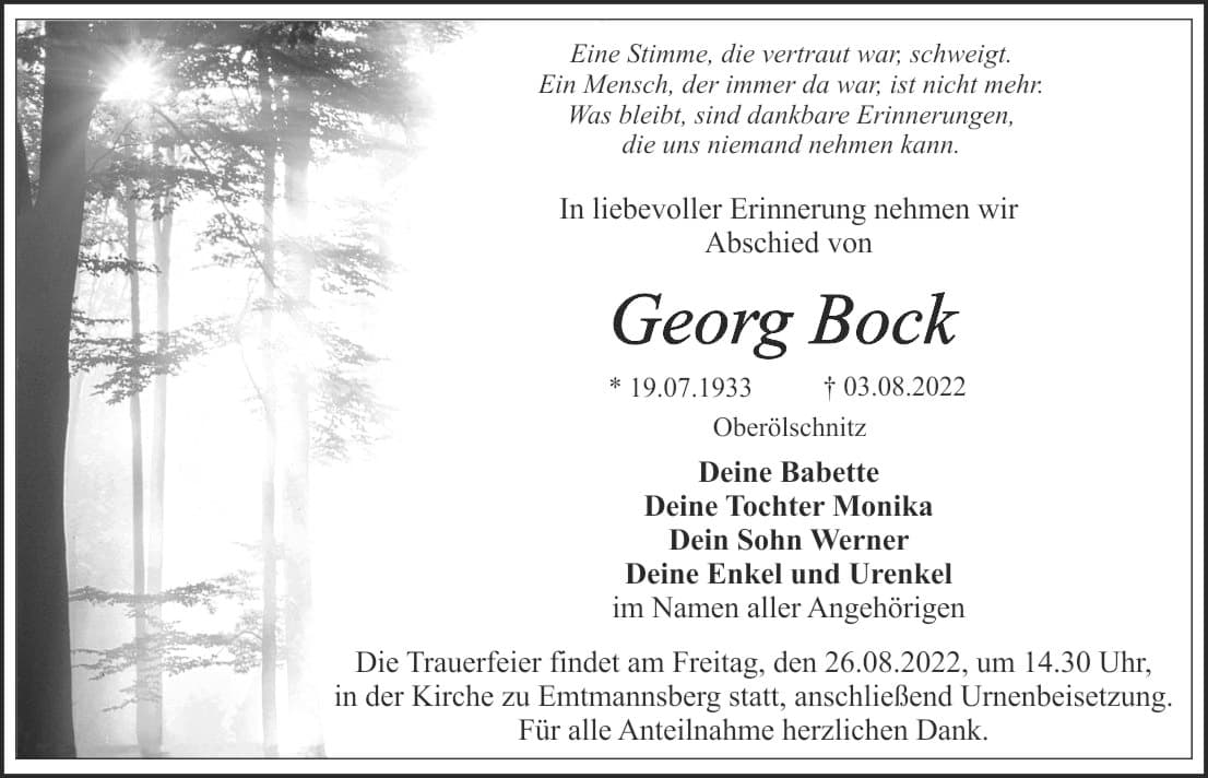 Herr Georg Bock