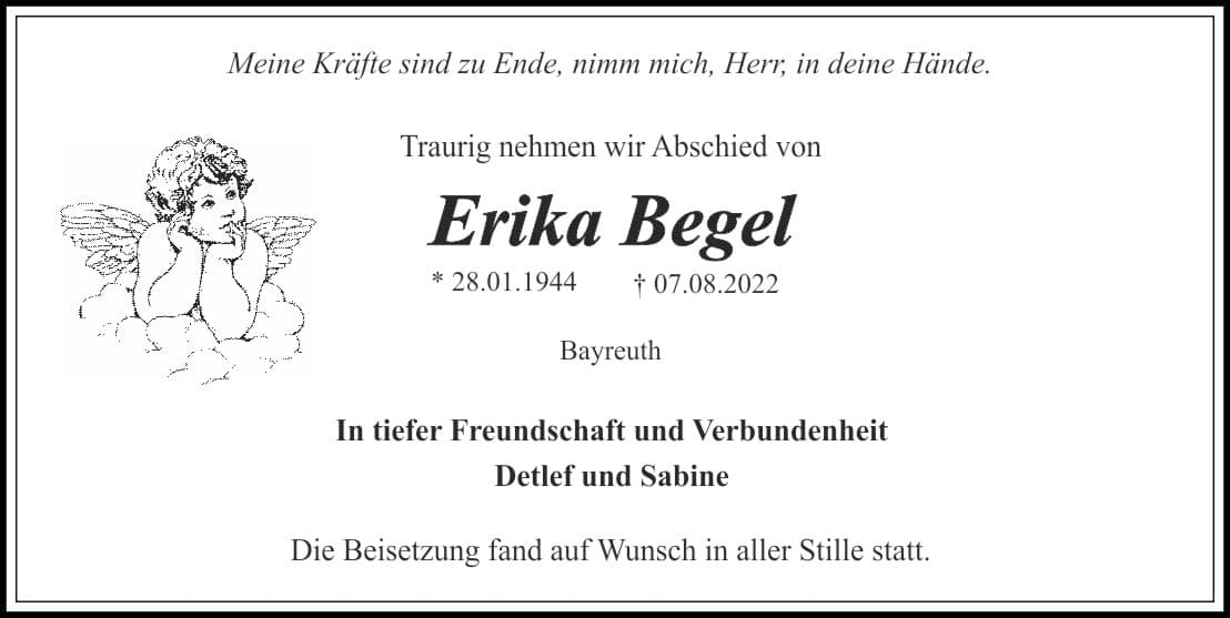 Frau Erika Begel