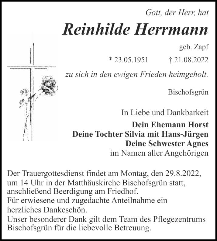 Frau Reinhilde Herrmann