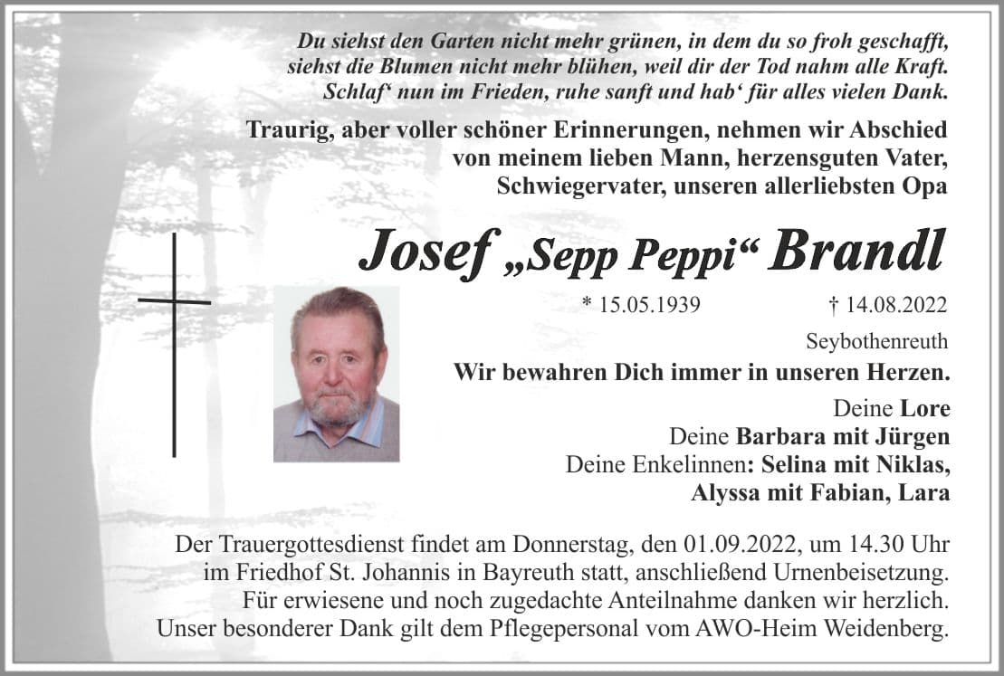Herr Josef Brandl