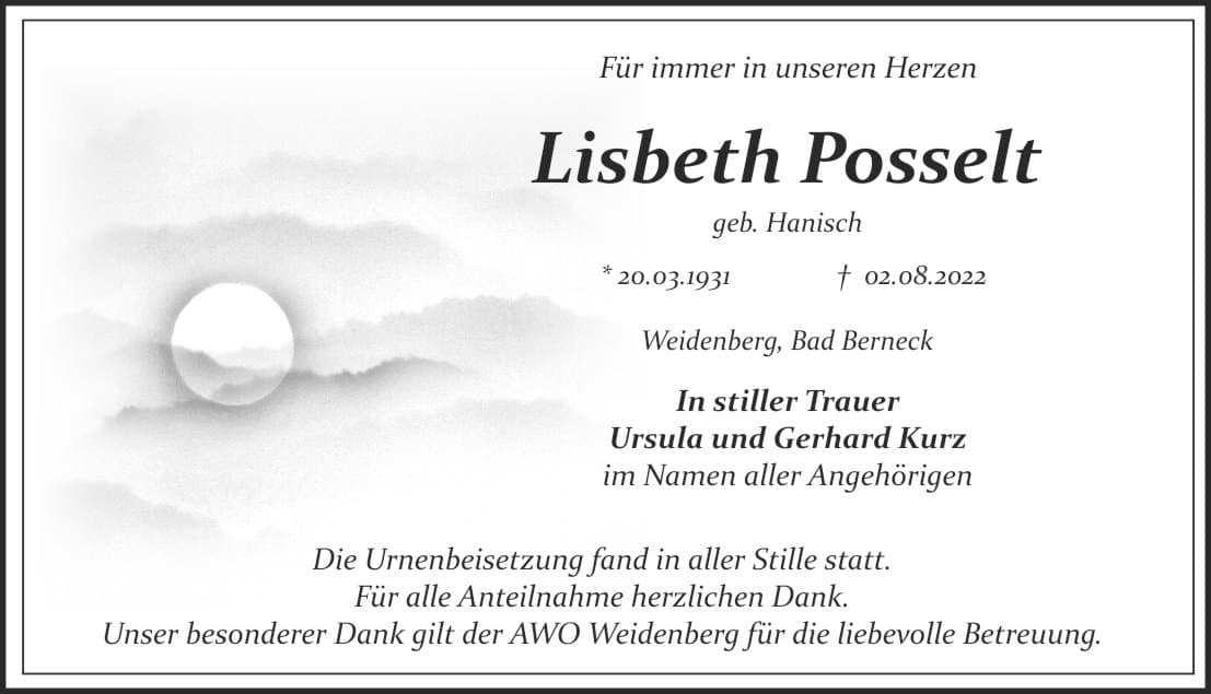 Frau Lisbeth Posselt