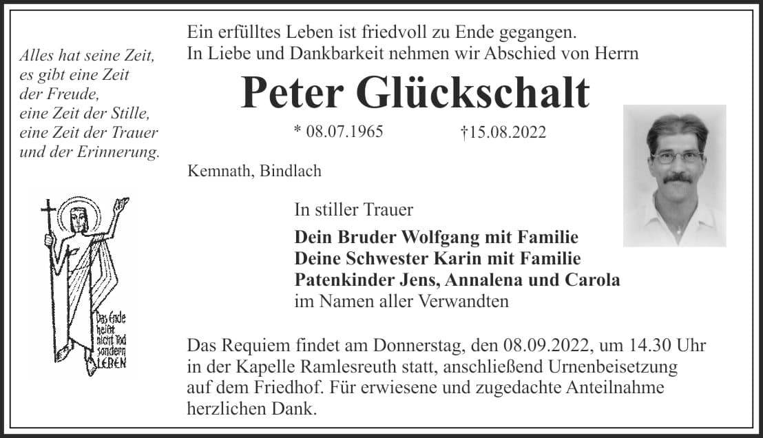Herr Peter Glückschalt